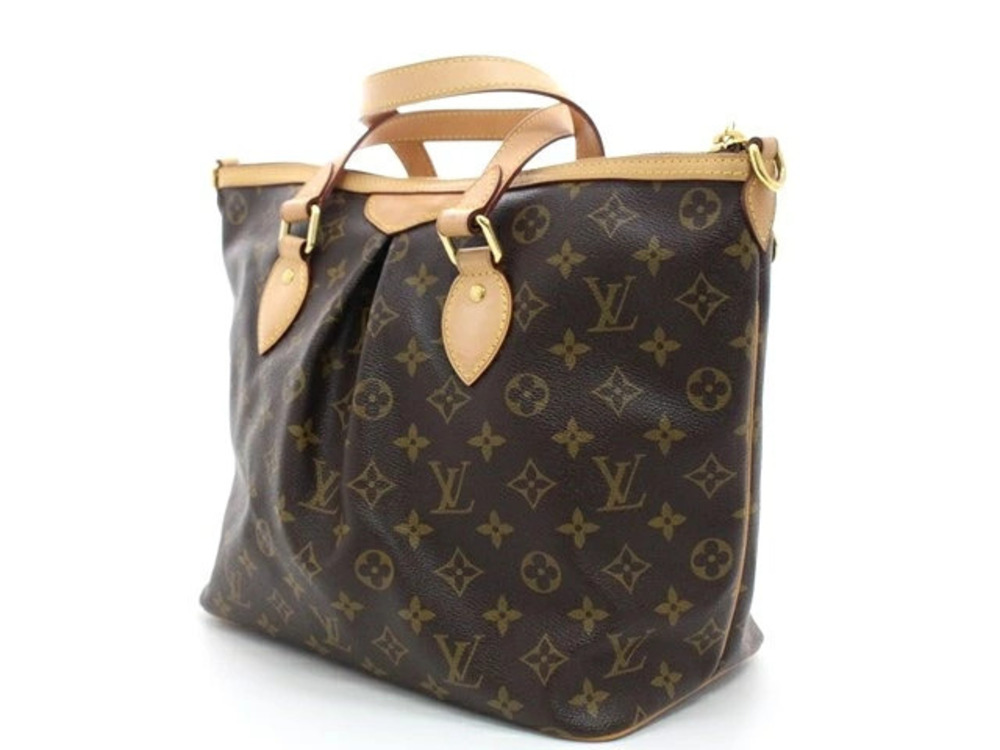 Louis Vuitton 2way Shoulder Palermo Bag Monogram Brown